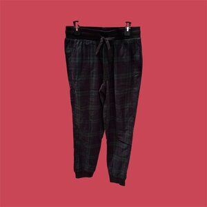 LE31 X SIMONS - LOUNGE PANTS WITH CUFF ANKLES - BLUE/GREEN - MEDIUM - NWT